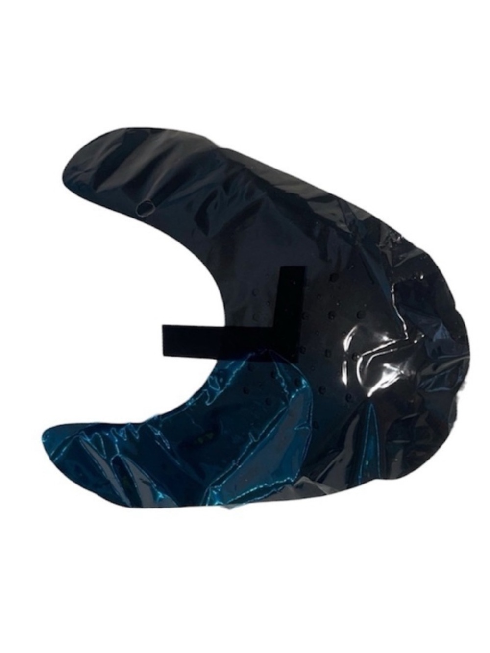 Black plastic tips for a shoe tree right and left